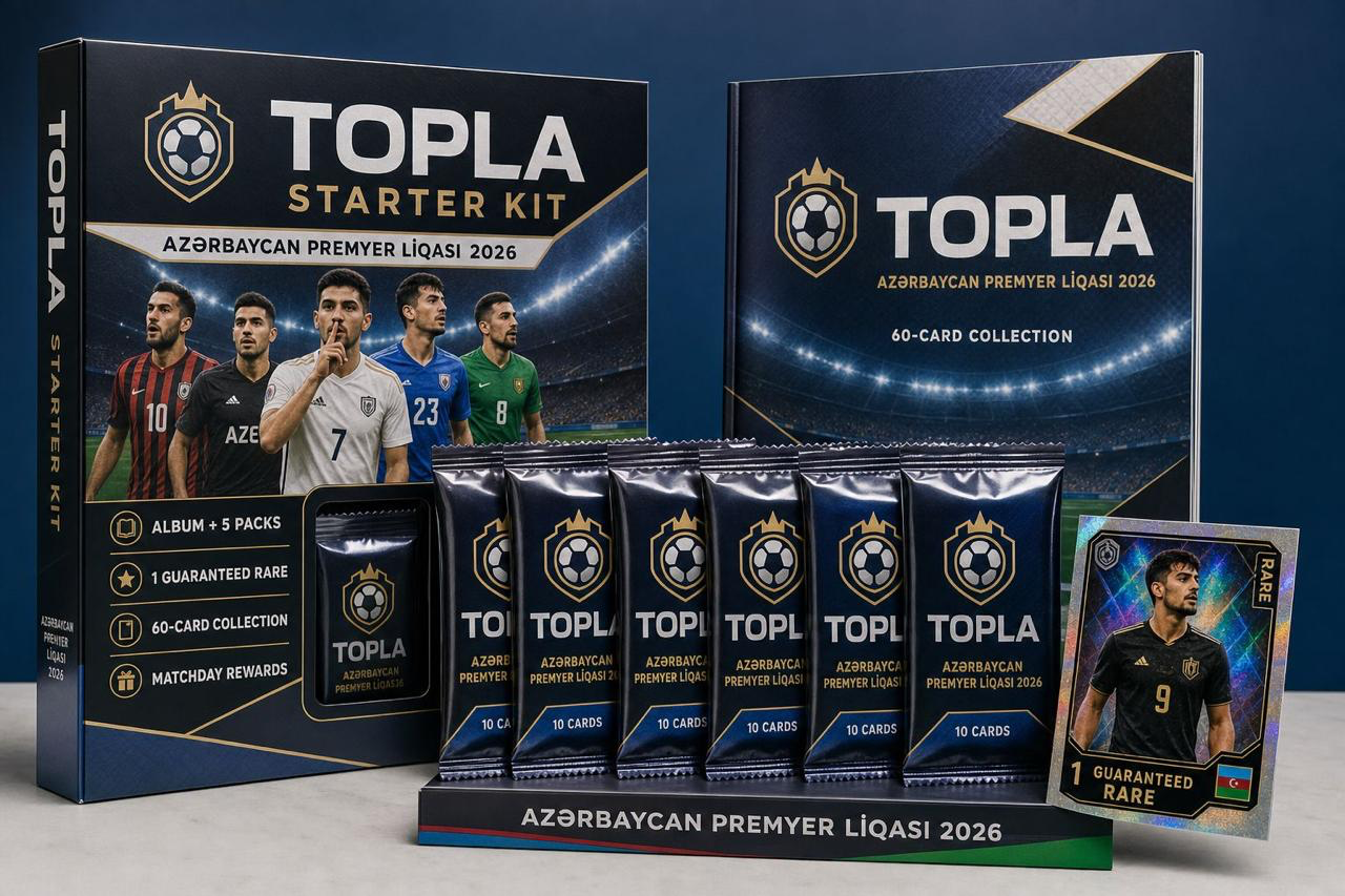 TOPLA Azərbaycan Premyer Liqası stiker albomu və kart kolleksiyası
